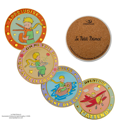 Set of 4 Little Prince Ceramic Coasters