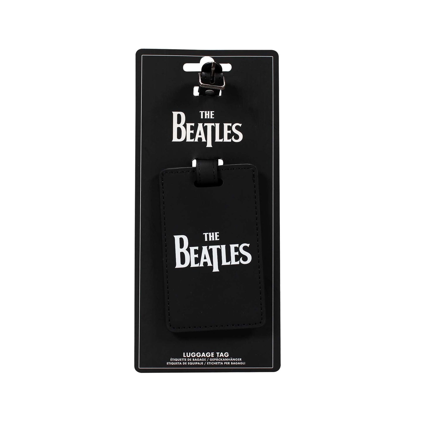 The Beatles logo luggage tag