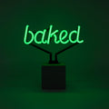 Baked neon lamp