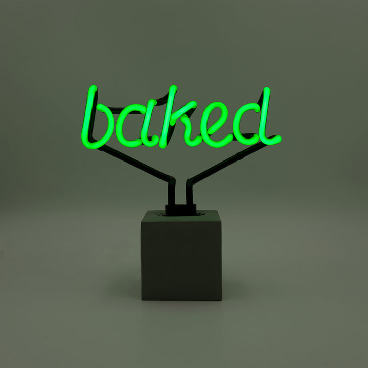 Baked neon lamp