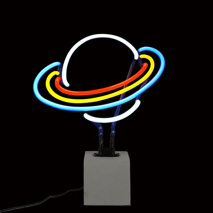 Saturn neon lamp