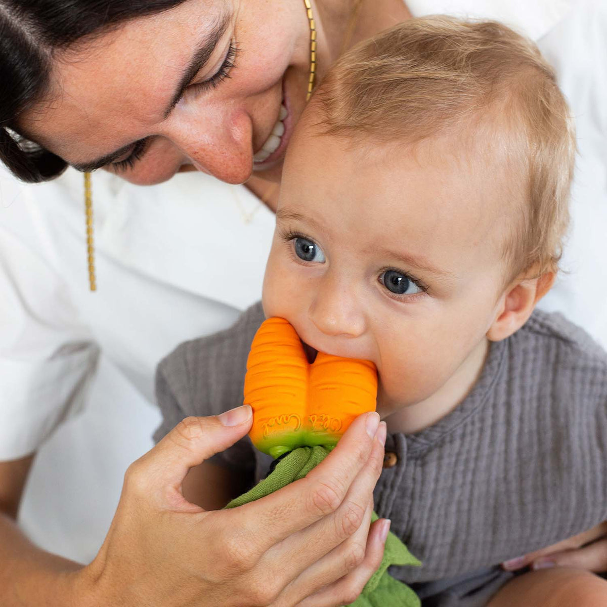 Cathy the Carrot Mini Comforter-Teether