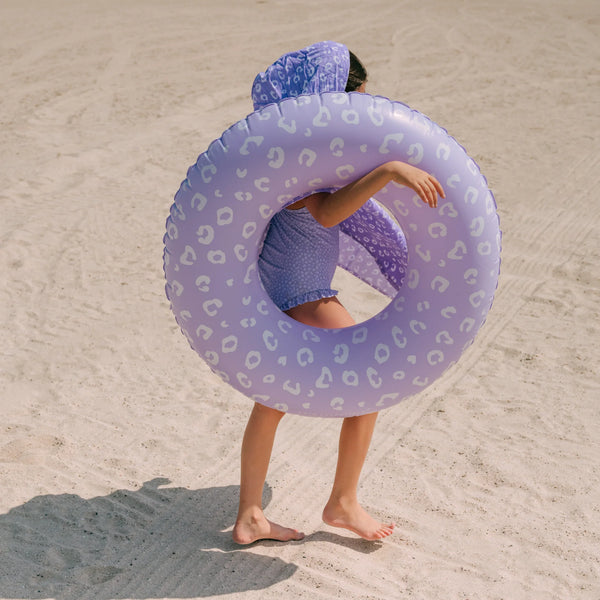 Lilac Leopard Bath Buoy 