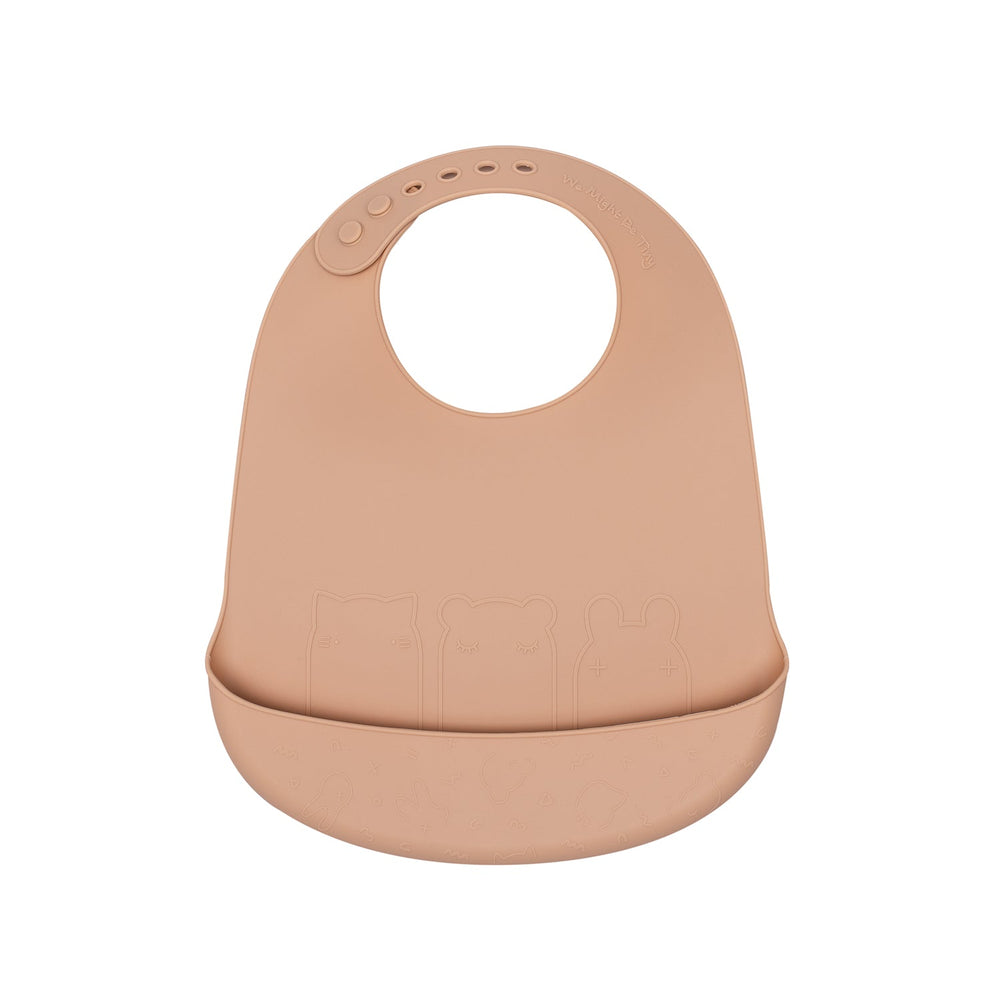 Lot of 2 Rust & Beige bibs
