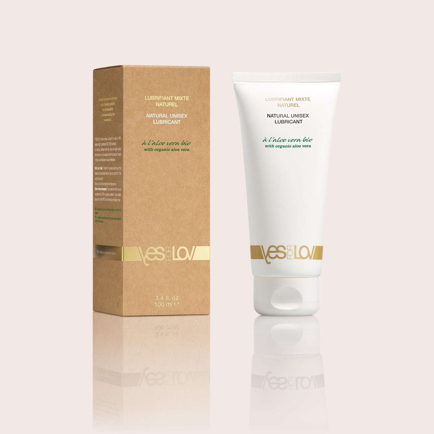 NATURAL INTIMATE LUBRICANT with organic aloe vera