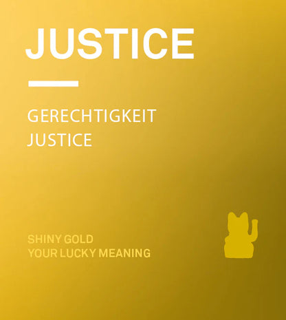 Chat Chanceux Or Glossy