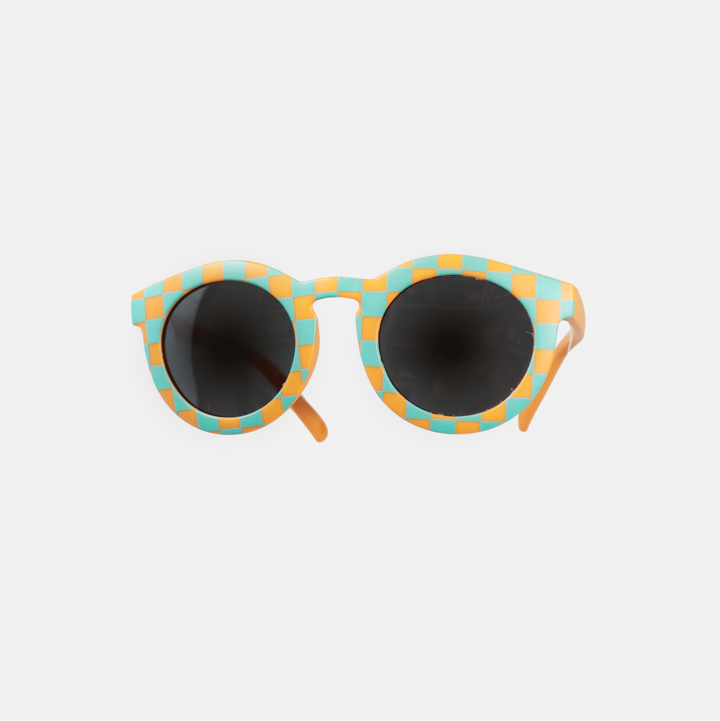 Lunettes de soleil Adulte Hop'Pop – Matchy Vichy Bleu Imparfait