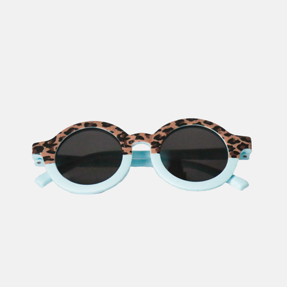 Lunettes de soleil Bébé Hop'Pop – CAT 4 – Léopard Bleu