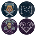 Set of 4 Masters of the Universe Printed Metal Coasters