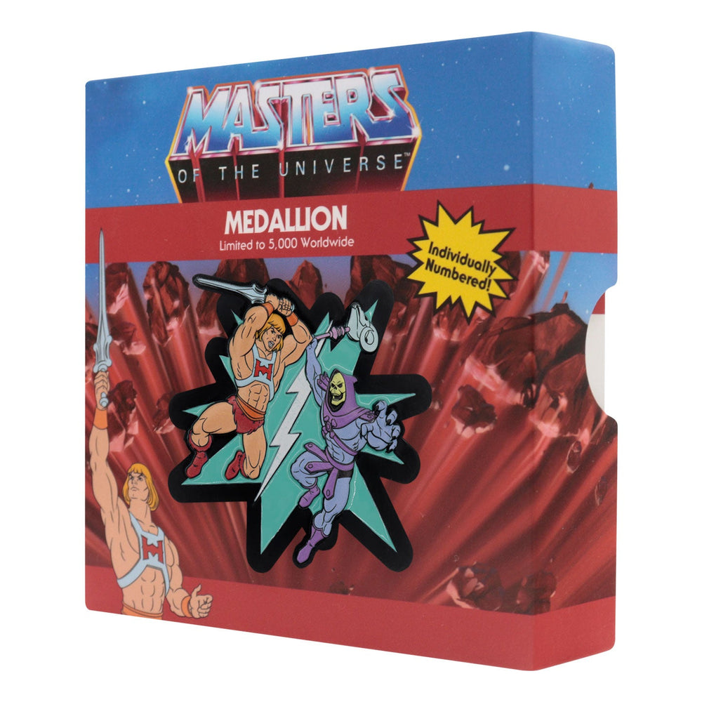 Médaillon collector Masters of the Universe - He-Man vs Skeletor