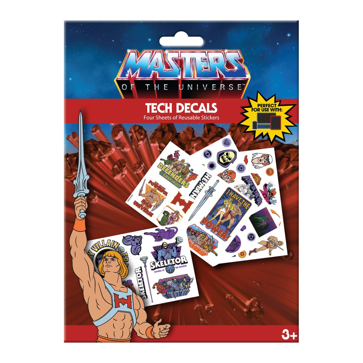 Masters of the Universe tech stickers