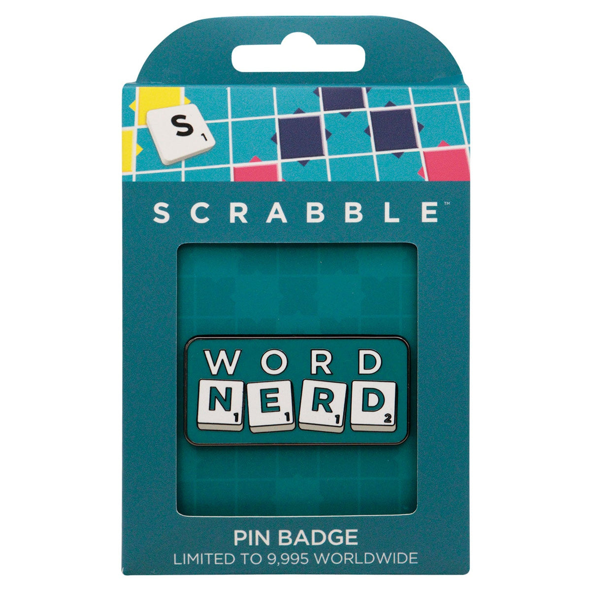 Scrabble Pin - Word Nerd