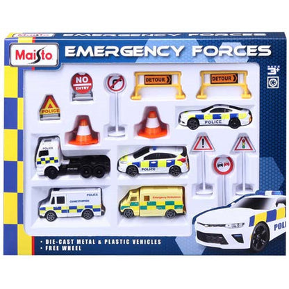 Cool Metal Emergency Force Play Set