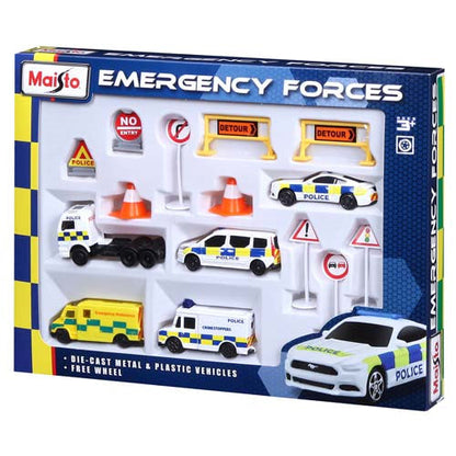 Cool Metal Emergency Force Play Set