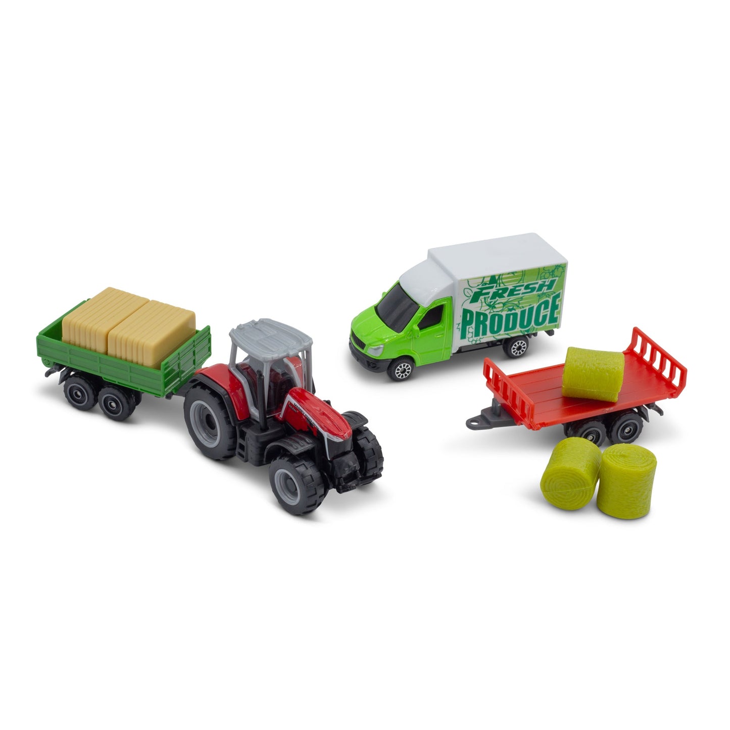 MINI WORK MACHINES - 4-PACK MASSEY FERGUSON TRACTORS