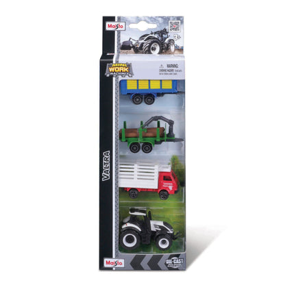MINI WORK VEHICLES - LOT OF 4 TRACTORS. VALTRA