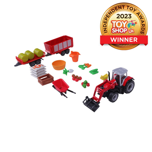 MINI WORKING MACHINES - MASSEY FERGUSON FARM SET