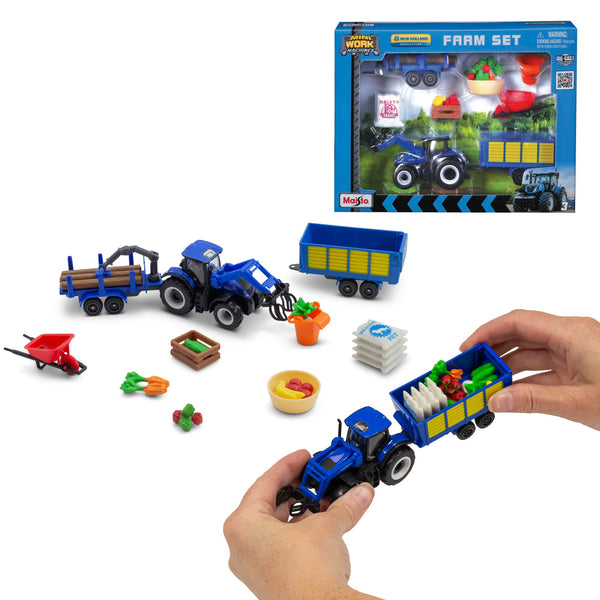 MINI MACHINES DE TRAVAIL - COFFRET FERME NEW HOLLAND