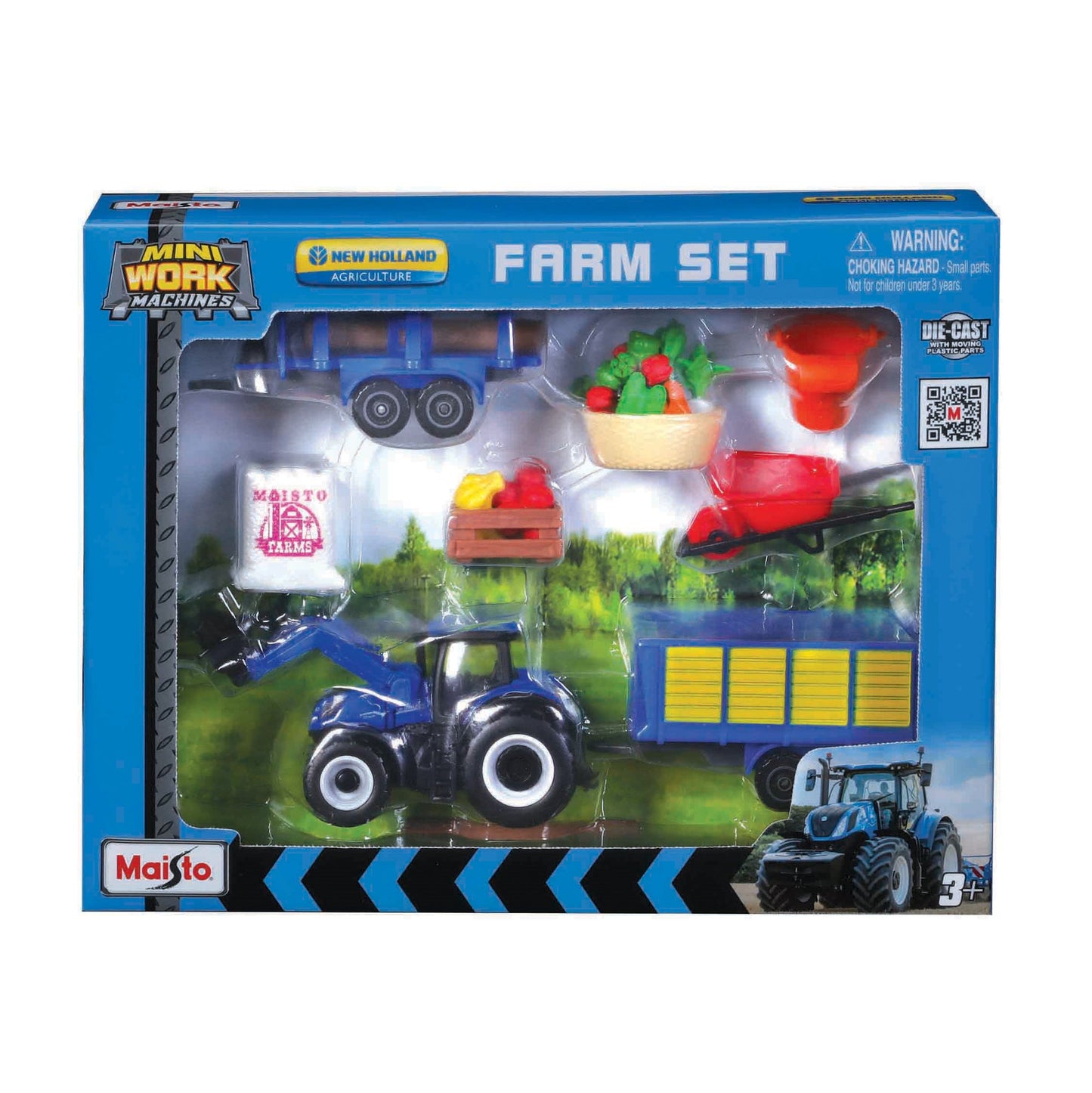 MINI MACHINES DE TRAVAIL - COFFRET FERME NEW HOLLAND