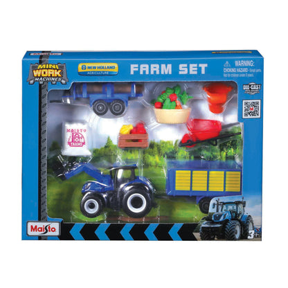 MINI MACHINES DE TRAVAIL - COFFRET FERME NEW HOLLAND
