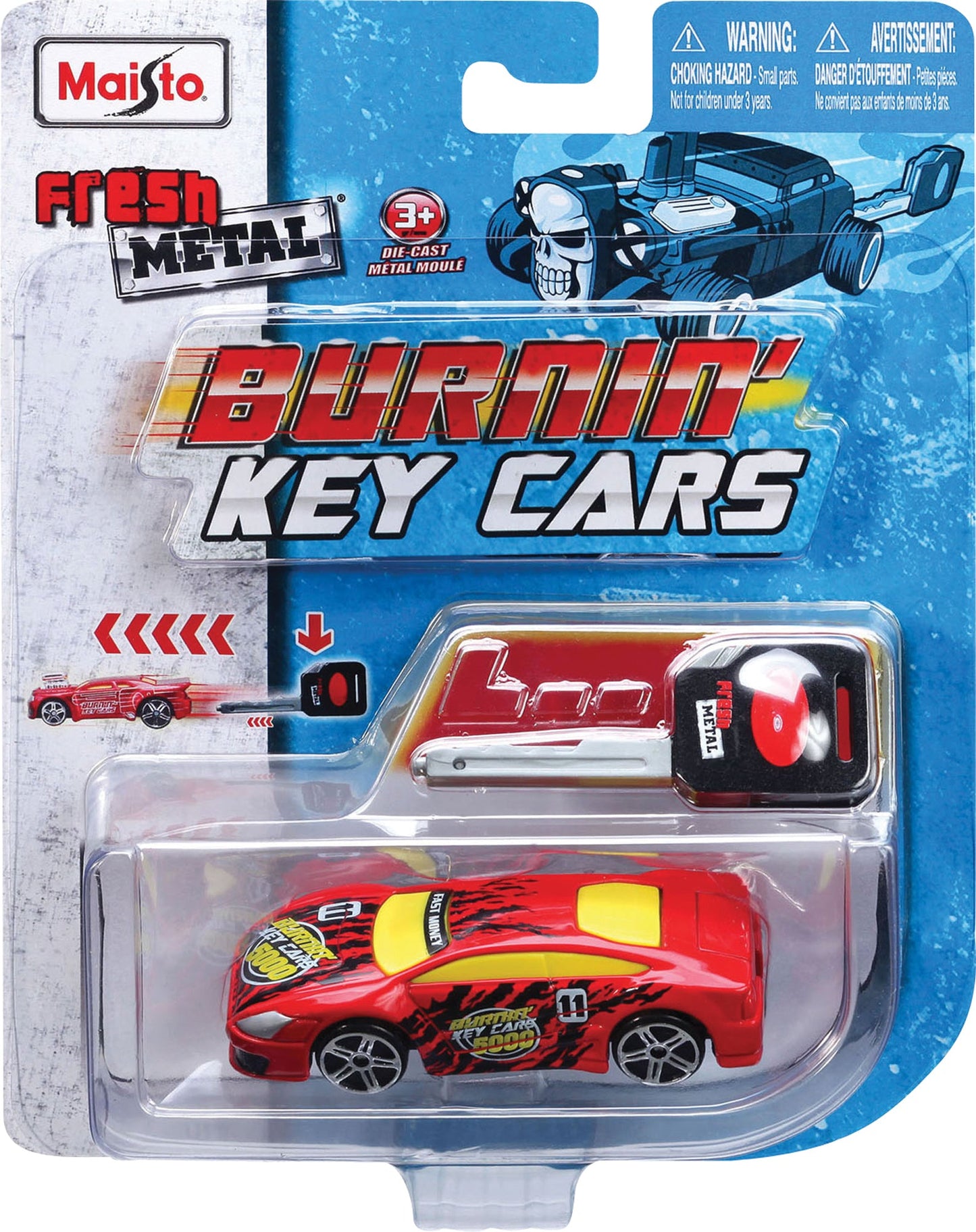 Fresh metal car keys, 24-piece assortment