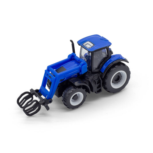 MINI CONSTRUCTION VEHICLES - NEW HOLLAND 3" TRACTOR WITH FRONT LOADER