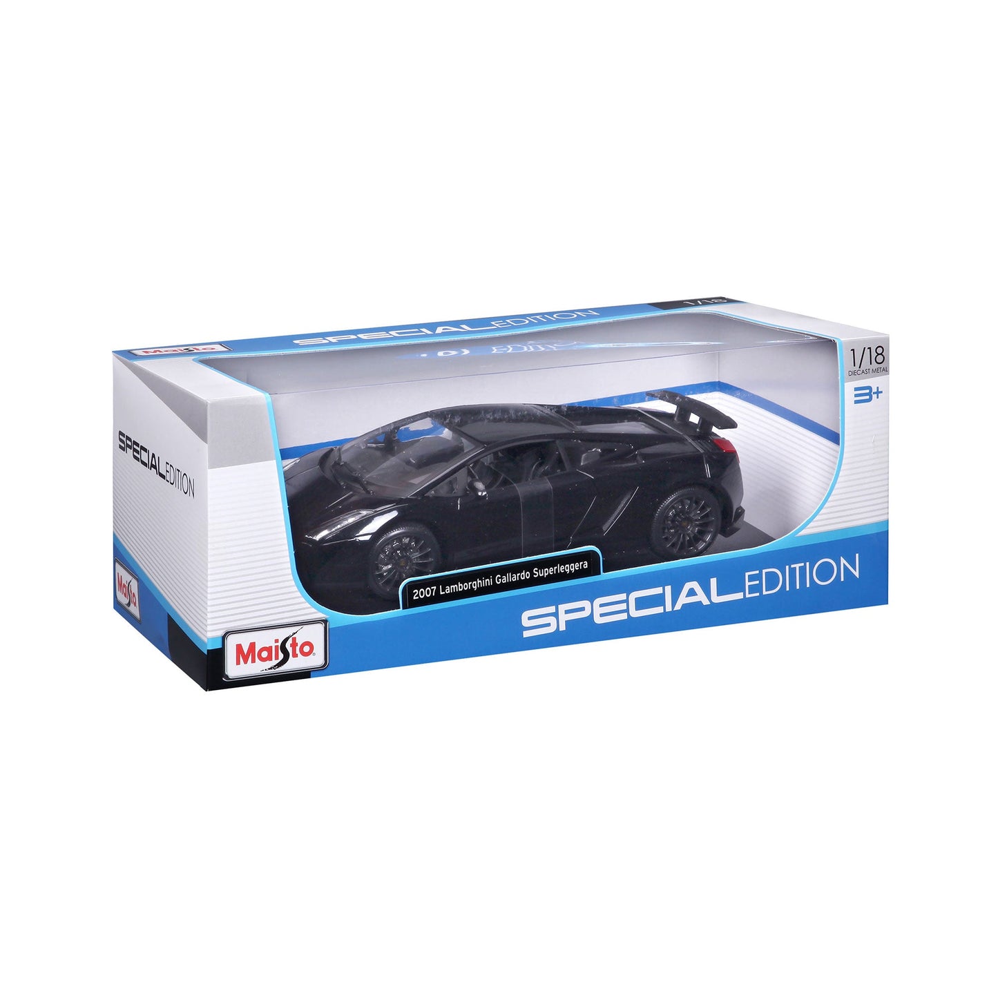 1:18 2007 LAMBORGHINI GALLARDO SUPERLEGGERA BLACK