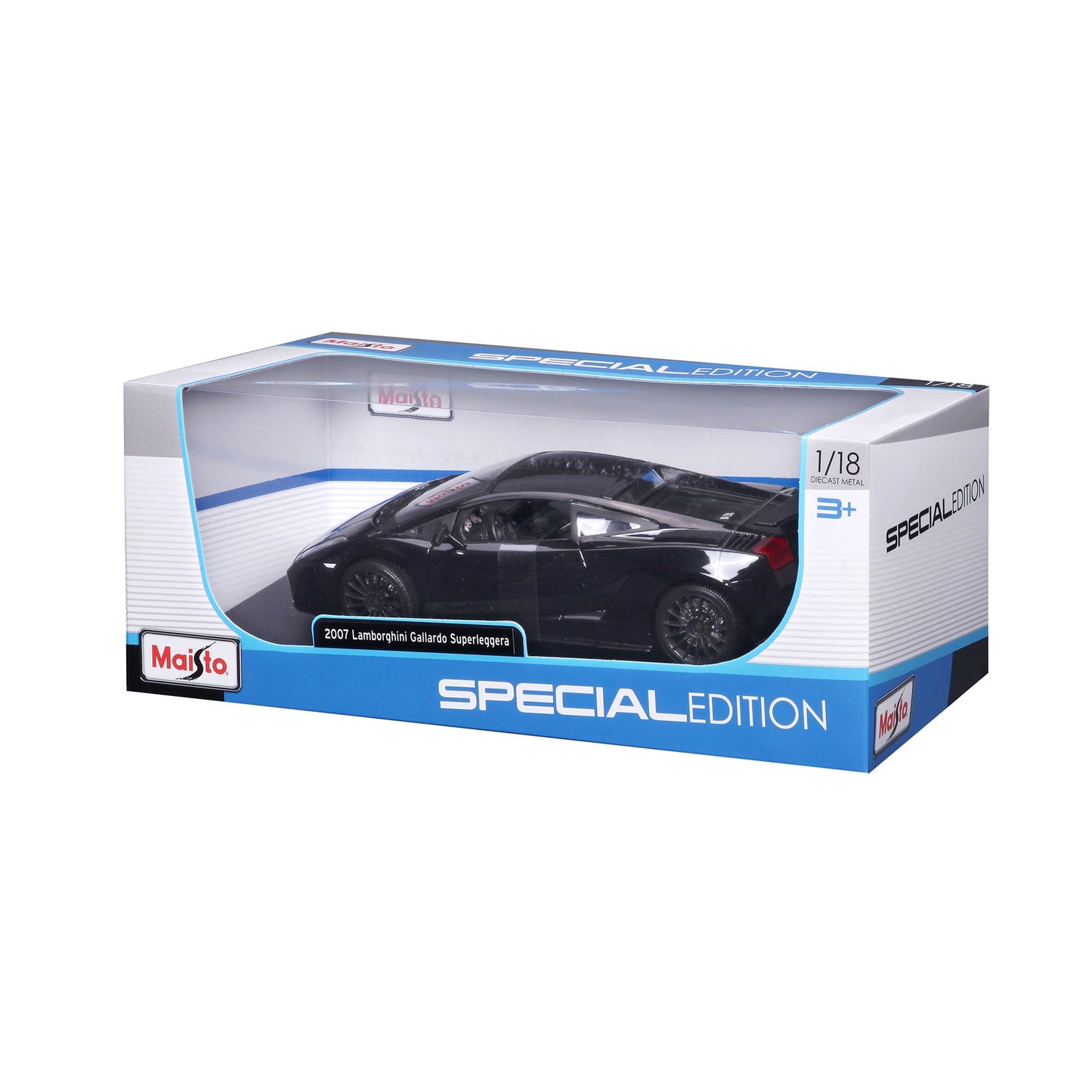 1:18 2007 LAMBORGHINI GALLARDO SUPERLEGGERA BLACK