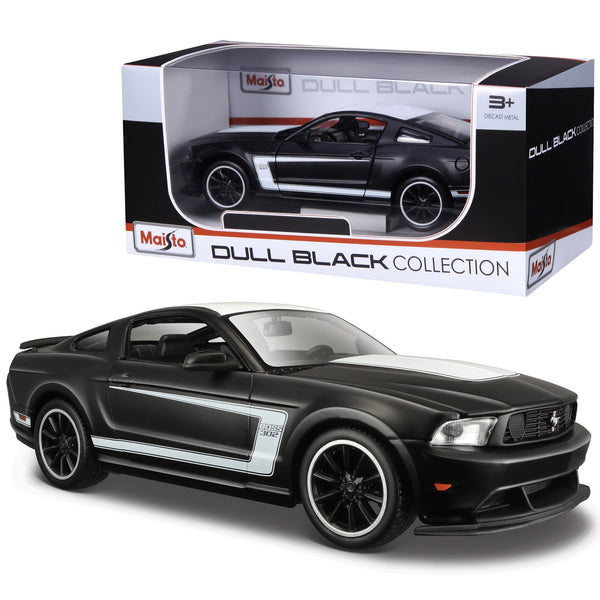 BLACK MATTE FORD MUSTANG 1:24