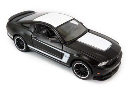 BLACK MATTE FORD MUSTANG 1:24