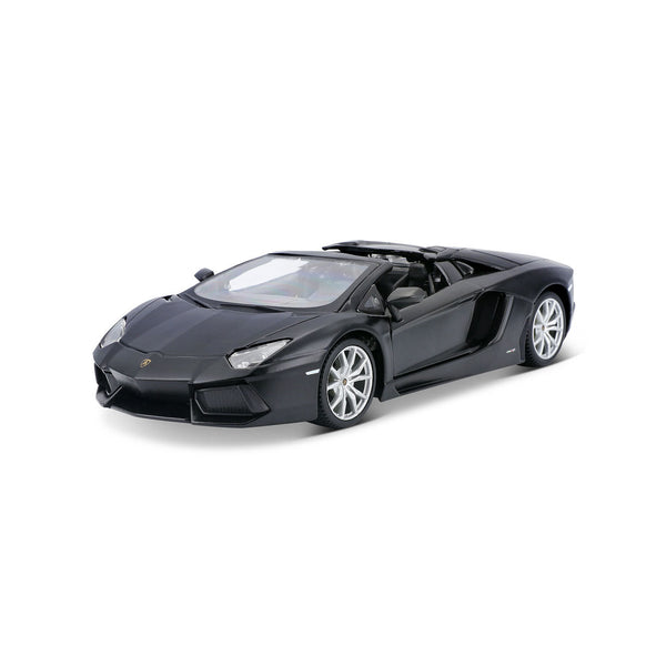 LAMBORGHINI AVENTADOR ROADSTER MATTE BLACK 1:24