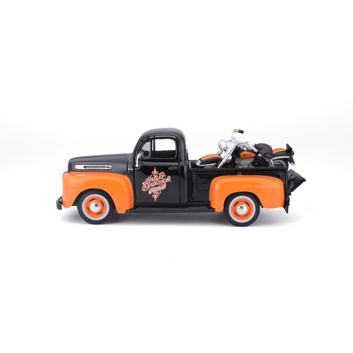 1:24 HARLEY DAVIDSON 1958 FORD F-1 PICKUP WITH 1958 FLH DUO GLIDE