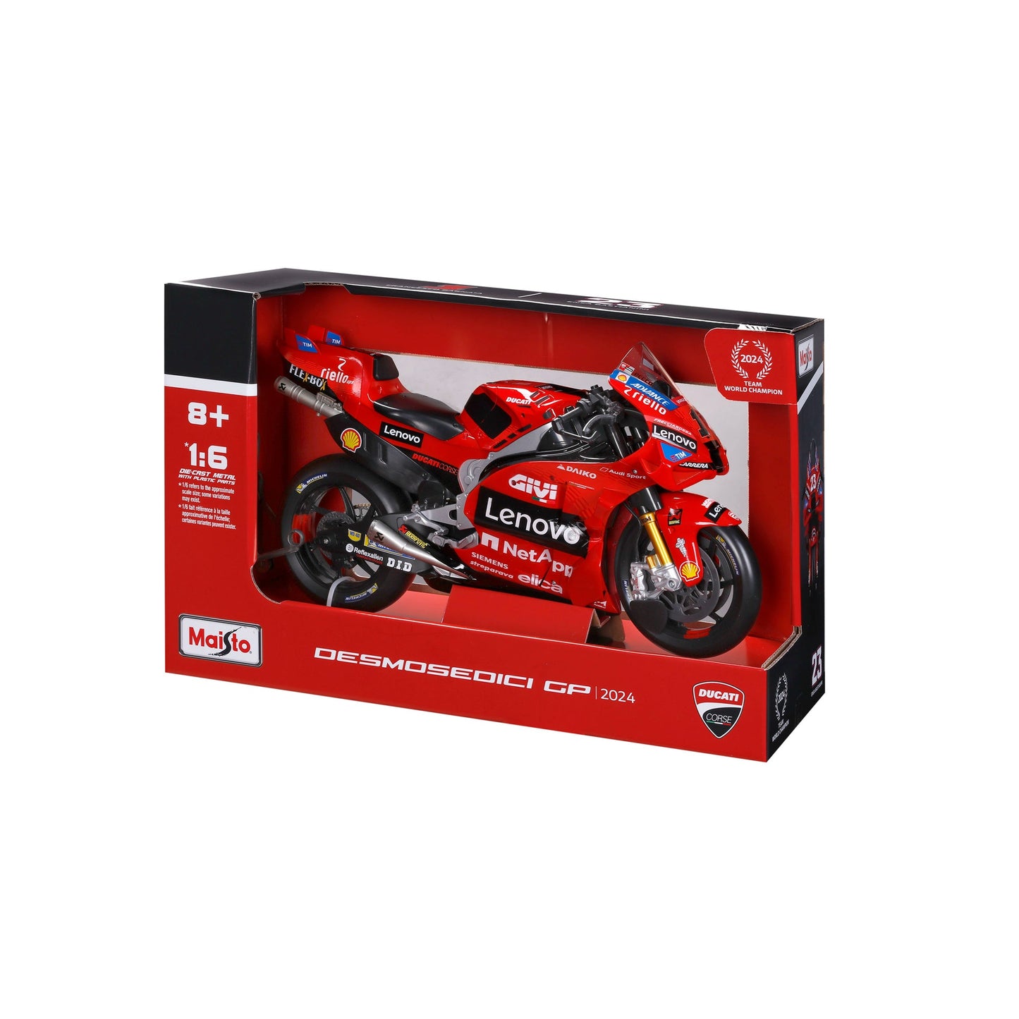1:6 MOTO 2024 DUCATI MOTOGP (#1 BAGNAIA)