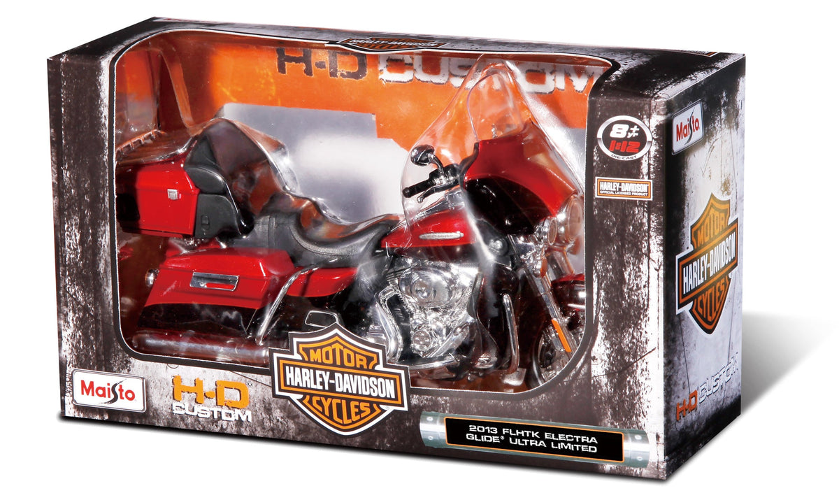 HARLEY DAVIDSON MOTORCYCLES 1:12, ASSORTED