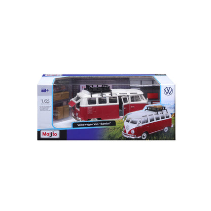 1:24 VW VOLKSWAGEN VAN SAMBA WITH ROOF RACK