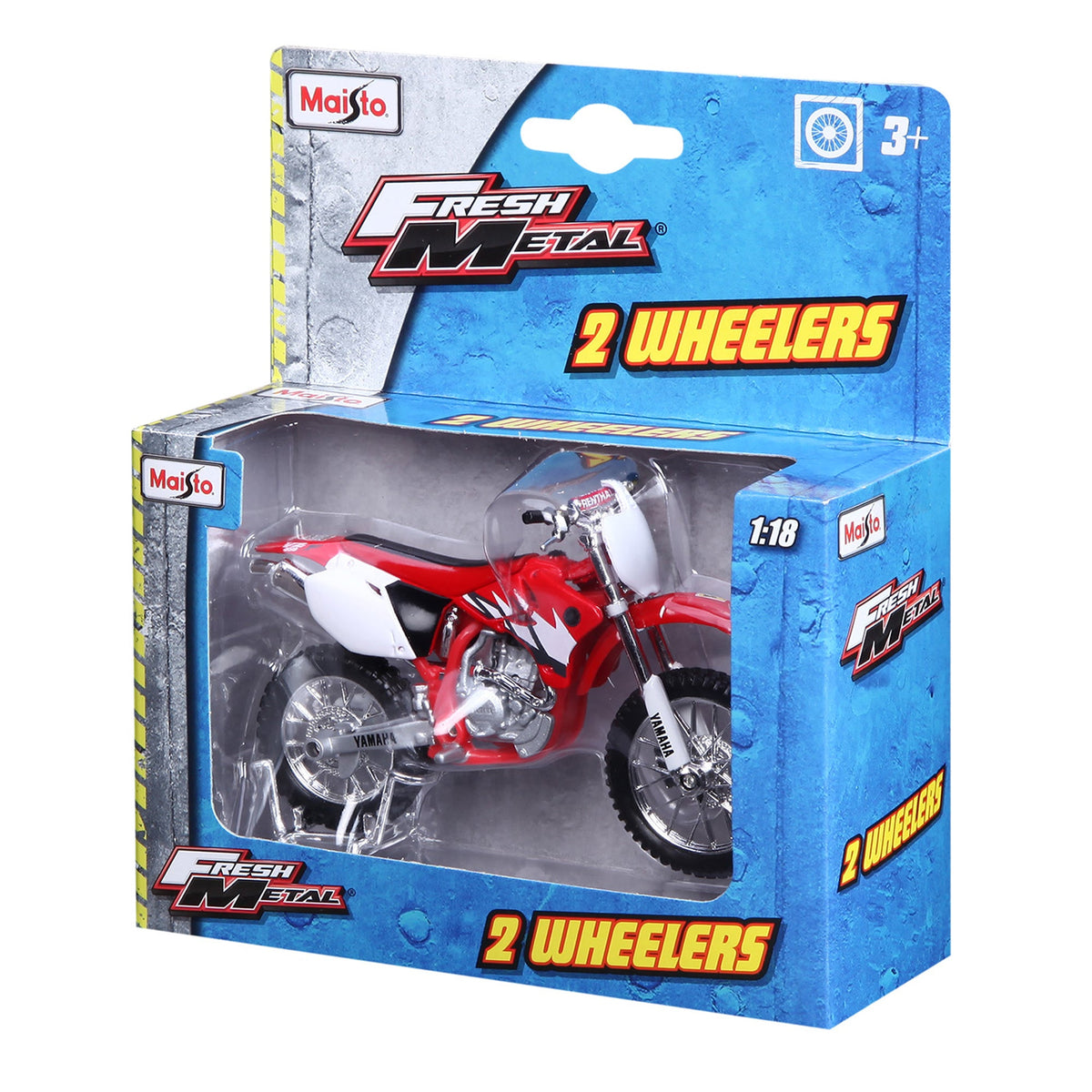1:18 YAMAHA YZ450F MOTORCYCLE - 18-PIECE DEALER PACK