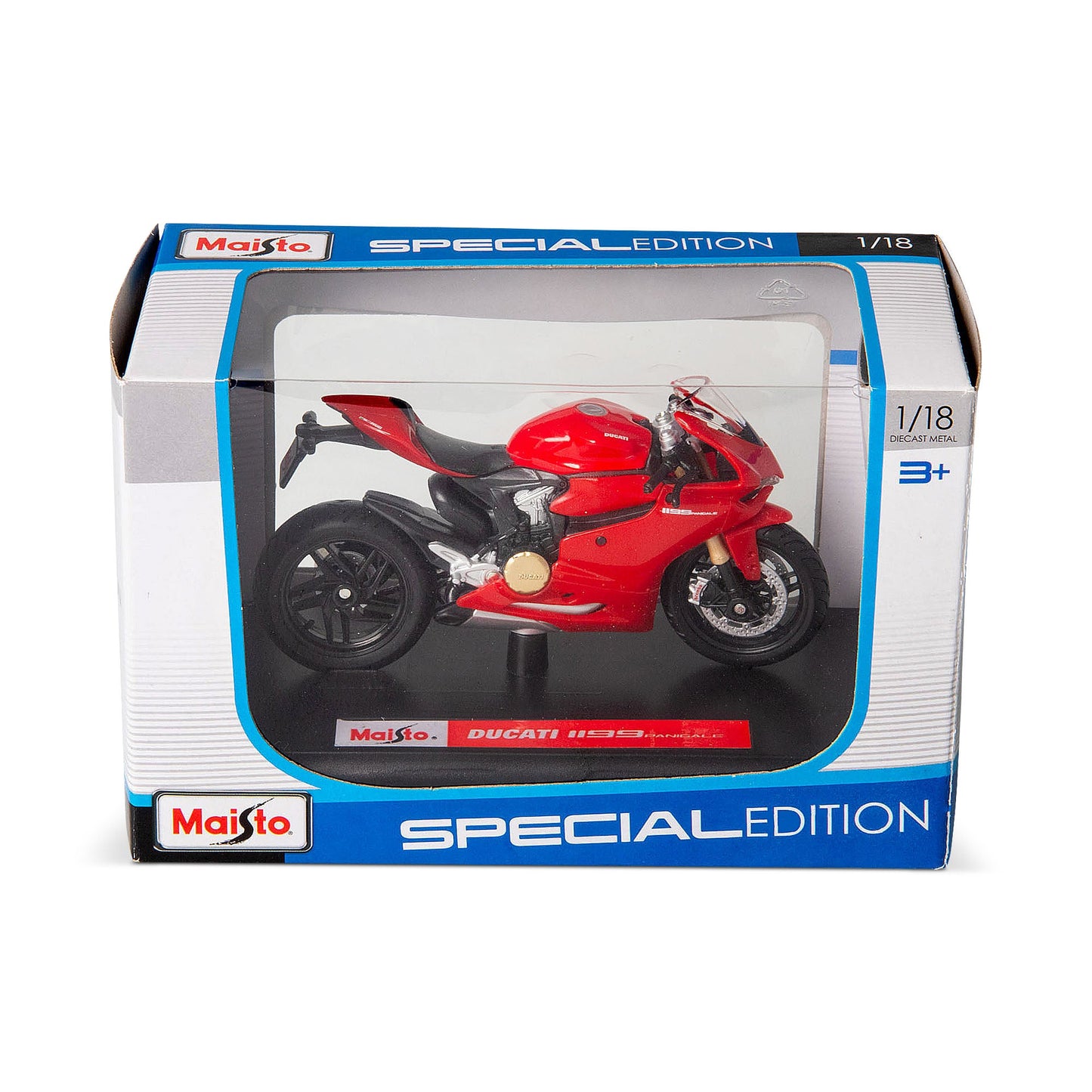 1:18 DUCATI 1199 PANIGALE MOTORCYCLE - 18 PC DISPLAY