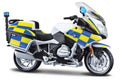 1:18 POLICE MOTORBIKE AUTHORITY MOTORBIKES - 18 PIECES DISPLAY
