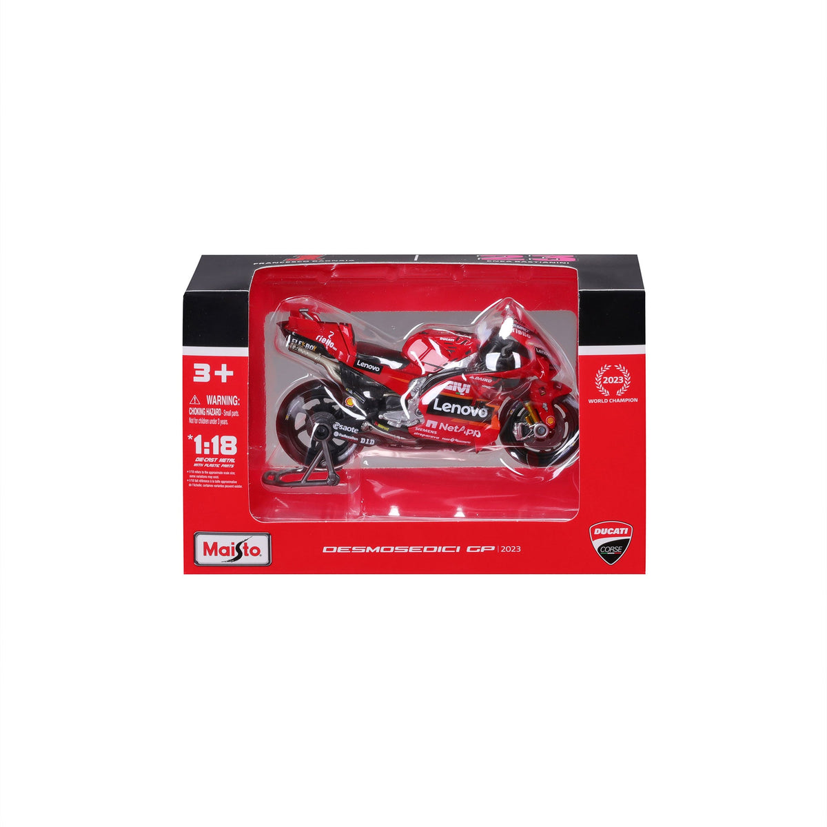 1:18 MOTO 2024 DUCATI LENOVO GP RACING (#1 BAGNAIA)