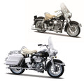 1:18 HARLEY DAVIDSON DECADE DUOS 60'S- 1962 FLH DUO GLIDE & 1968 FLH ELECTRA GLIDE