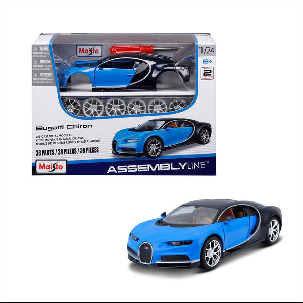 BUGATTI CHIRON BLUE KIT 1:24