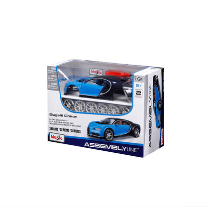 BUGATTI CHIRON BLUE KIT 1:24