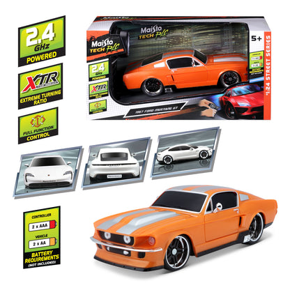 FORD MUSTANG GT 1967 1:24 Scale 2.4 GHz Remote Control Car