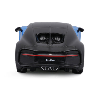 MINI VOITURE RC BLUETOOTH BUGATTI CHIRON EN MÉTAL MOULÉ SOUS PRESSION 1:41 AVEC BOÎTE DE FENÊTRE