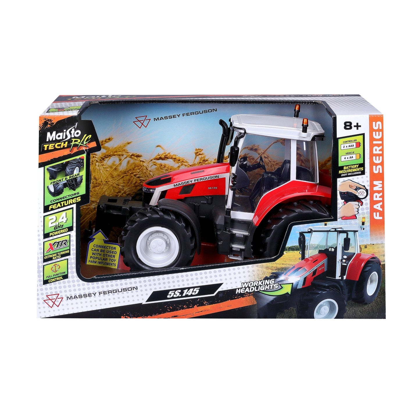 1:16 RC MASSEY FERGUSON 5S.145 TRACTOR 2.4GHZ