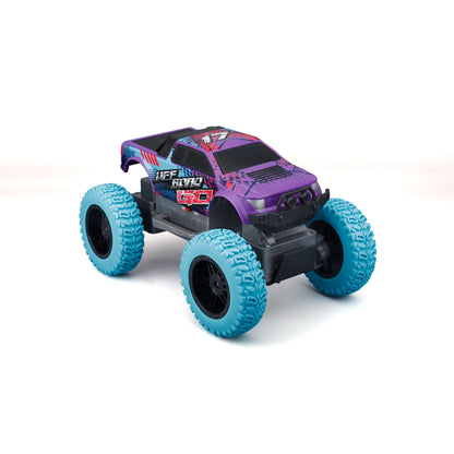 RC ROCK CRAWLER OFF ROAD ROAD AND GO PURPLE 2.4GHZ