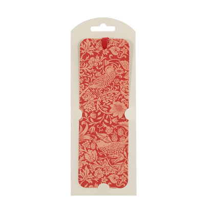 ACS William Morris Raspberry paper bookmark