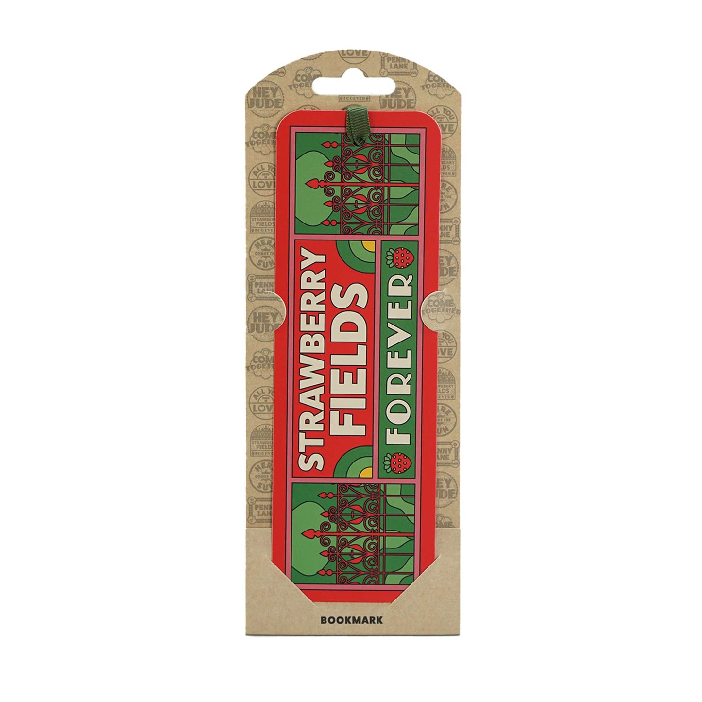 The Beatles Strawberry Fields Paper Bookmark