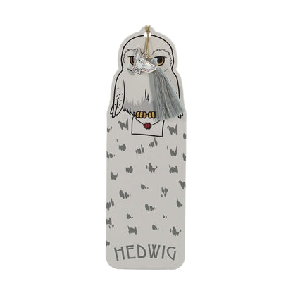 Harry Potter Hedwig Bookmark with Charm and Tassel