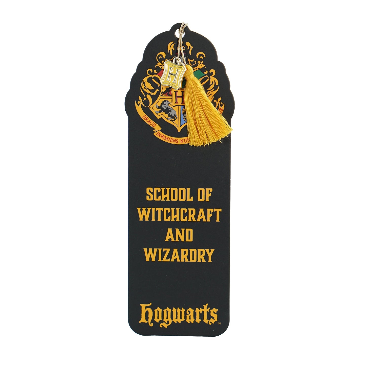 Harry Potter Hogwarts Bookmark with Charm and Tassel